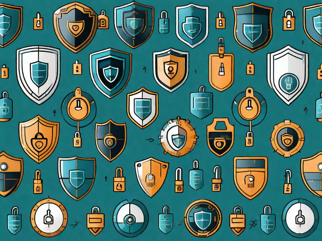 A shield representing cybersecurity