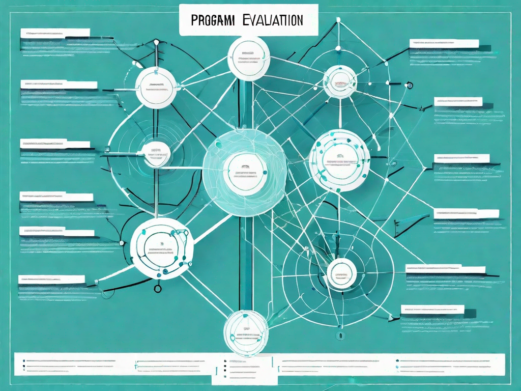 A detailed pert (program evaluation review technique) chart with various interconnected nodes and paths