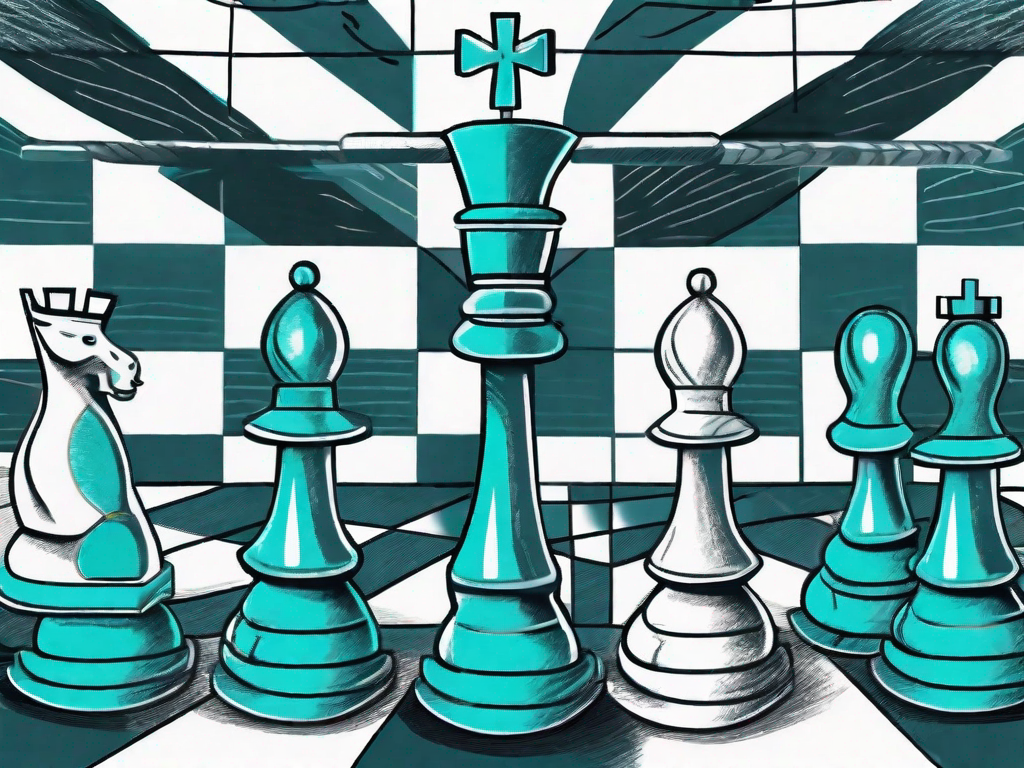 A balanced scale with various risk factors on one side and management strategies on the other