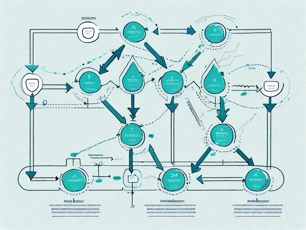 A dynamic flowchart or diagram that symbolizes the flexible