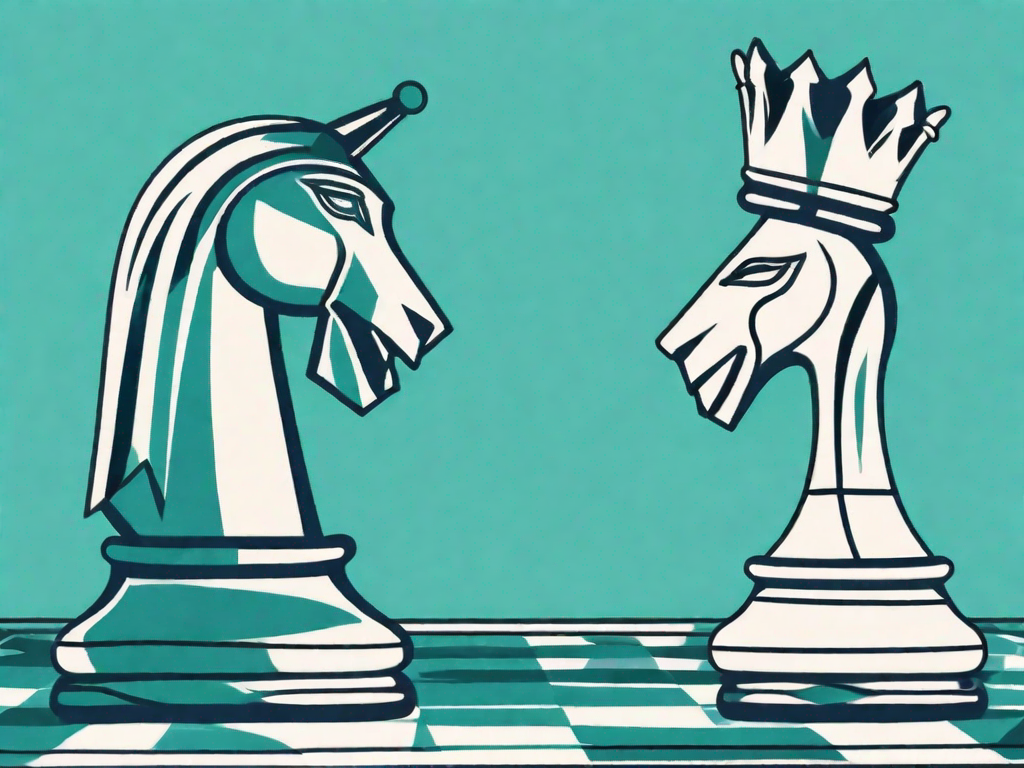 Two chess pieces