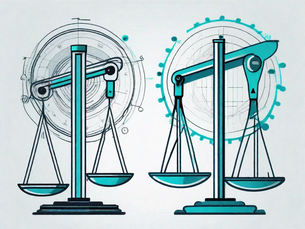 Two distinct sides of a scale