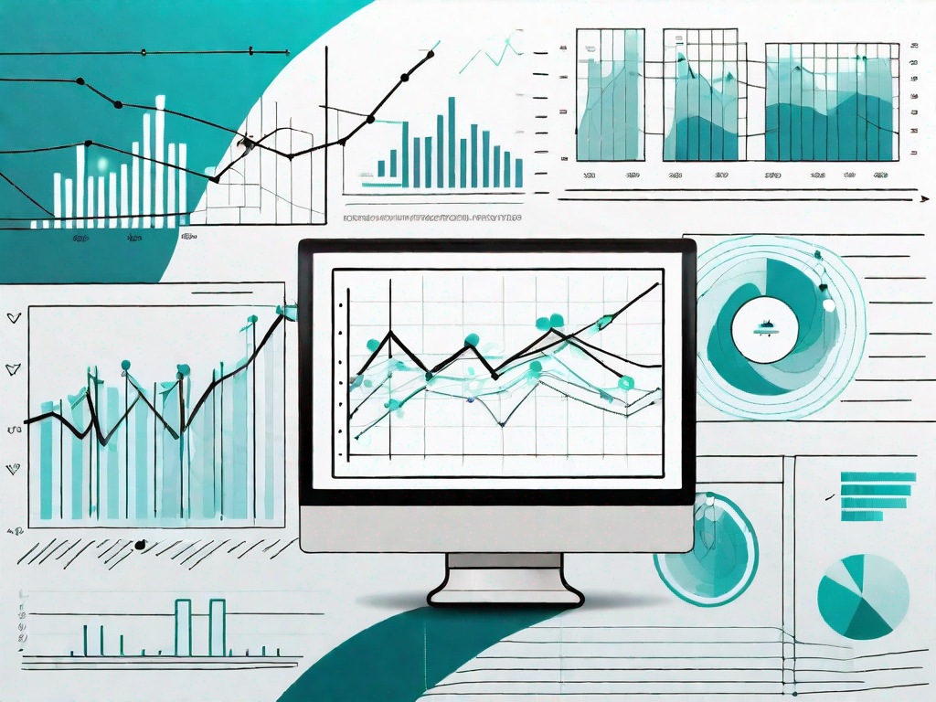 A computer screen displaying various charts and graphs