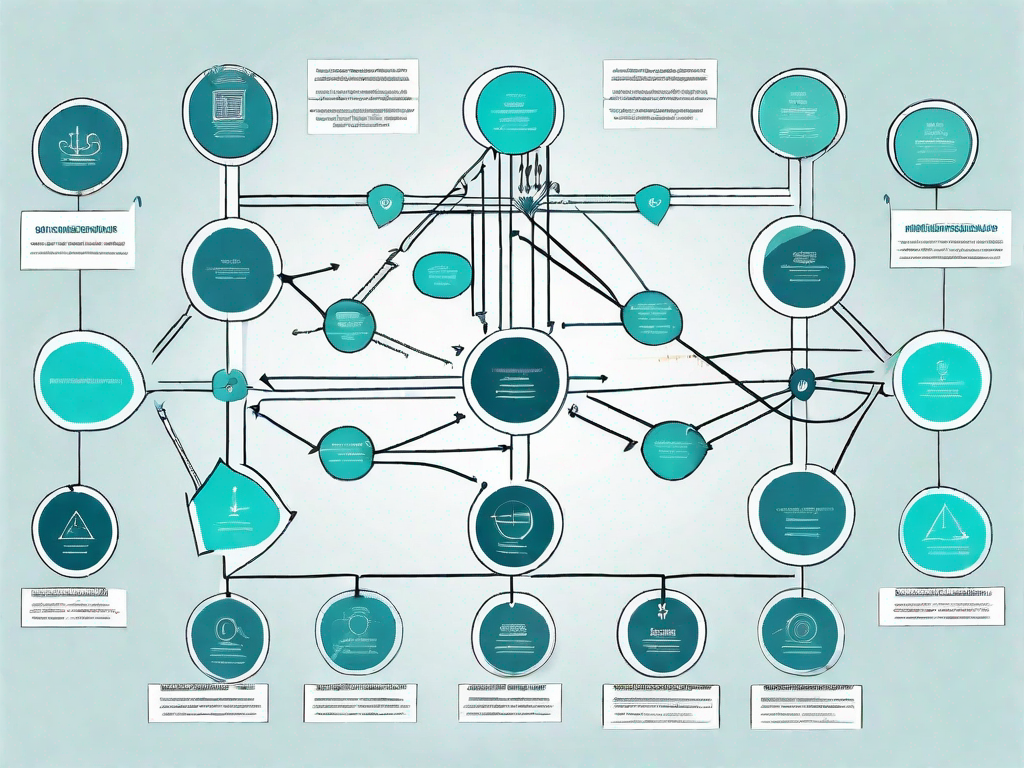 A flowchart or diagram that symbolizes business analysis and communication planning