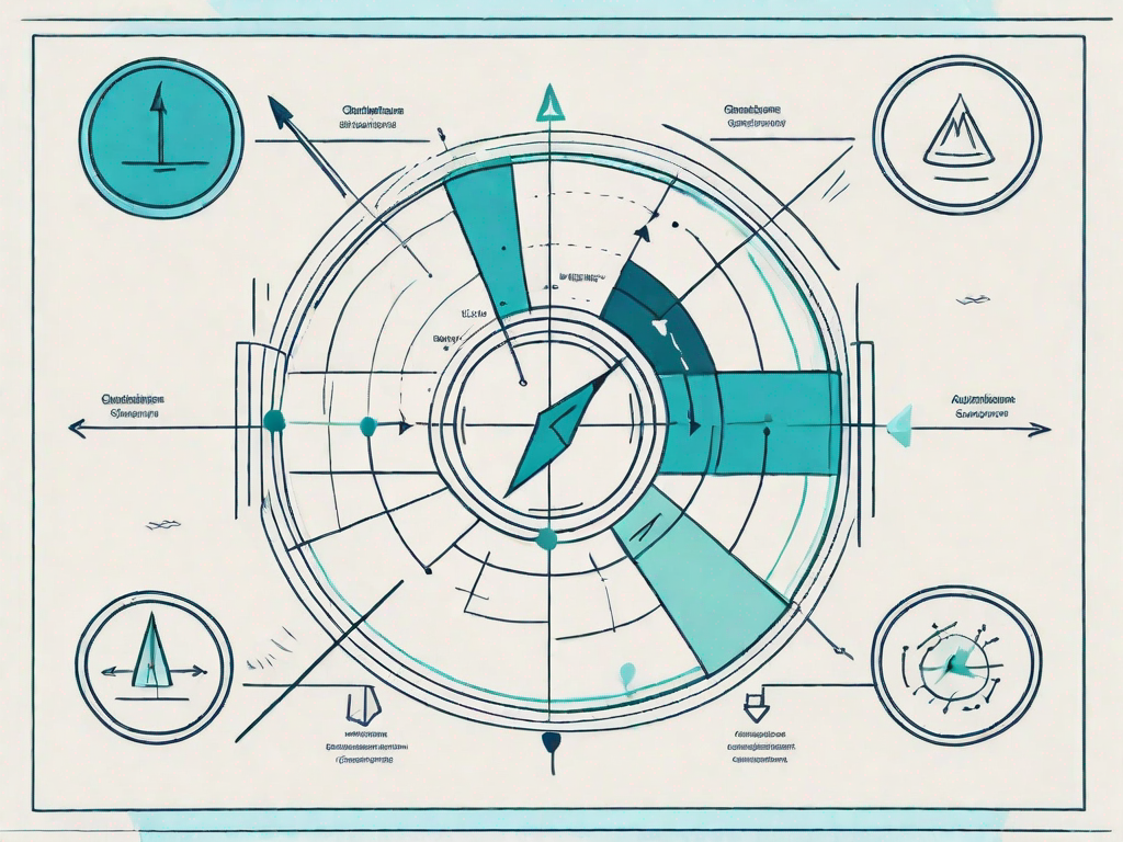 A four-quadrant chart with symbolic icons representing strengths