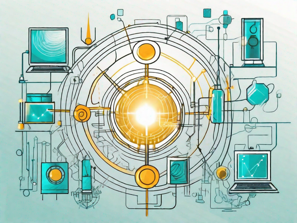 Various technical systems and devices interconnected