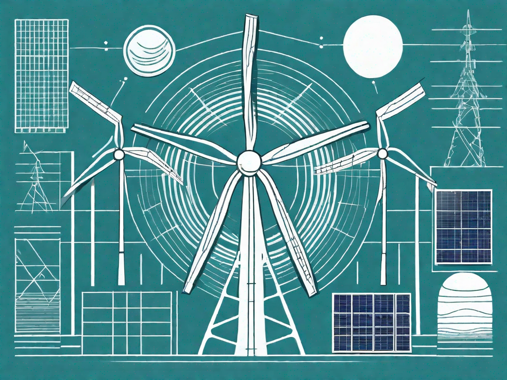 A complex grid system representing product design