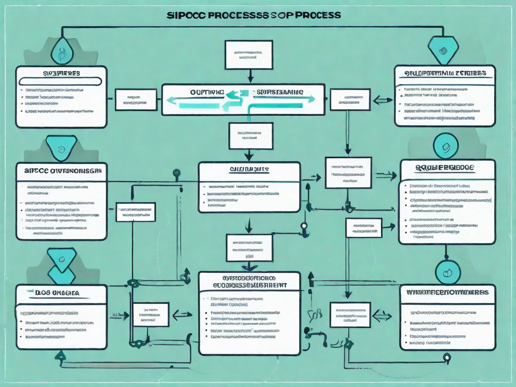 A flowchart depicting the sipoc process