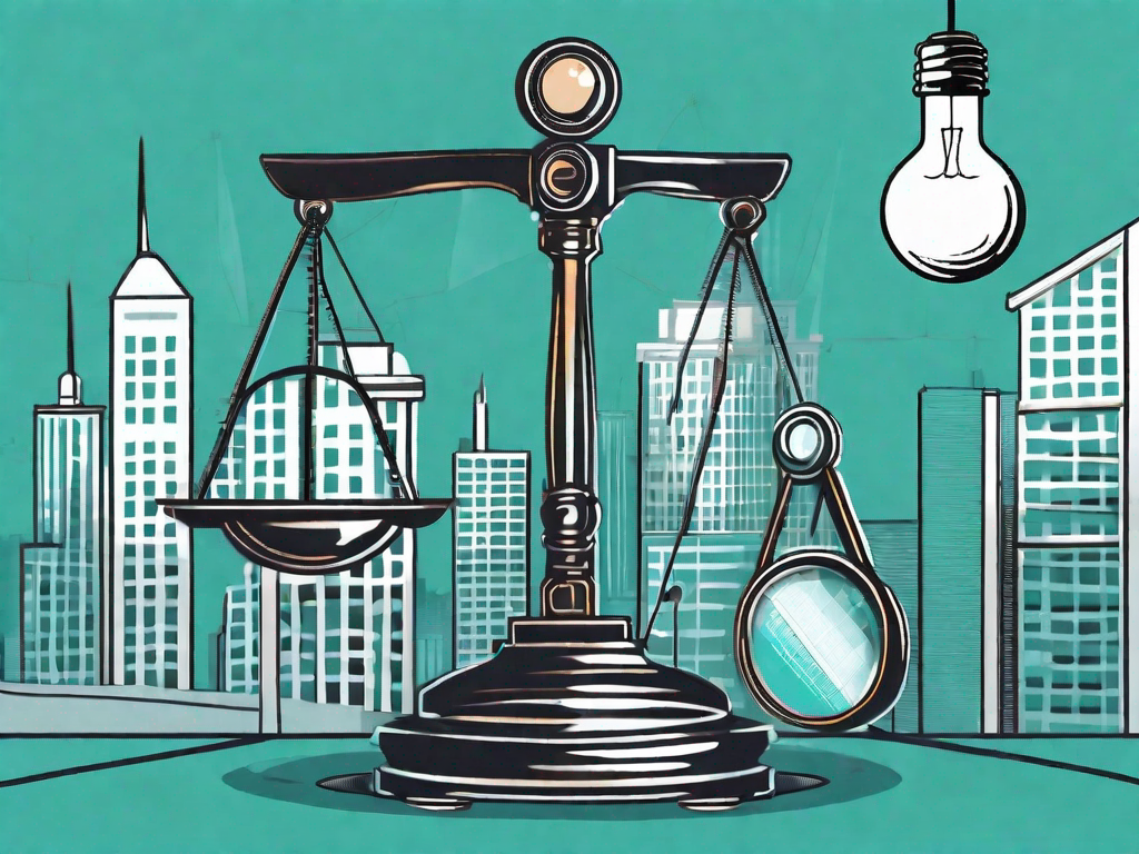 A traditional balance scale