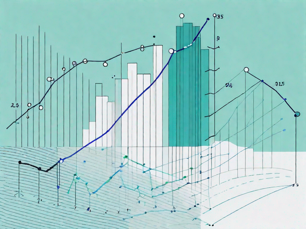 A graph with scattered data points