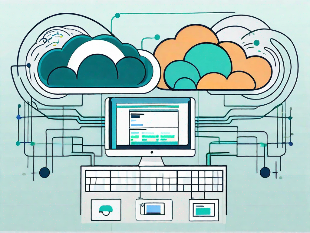 A computer screen displaying the interface of confluence cloud with two separate sections