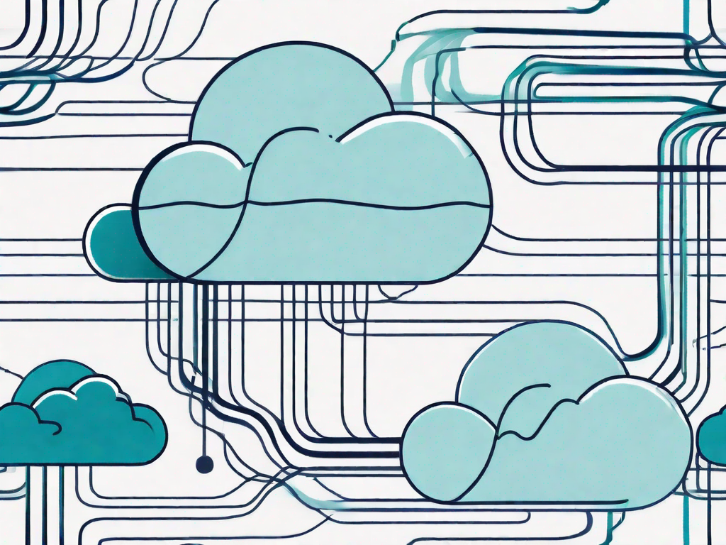 Clouds symbolizing jira software cloud and bitbucket