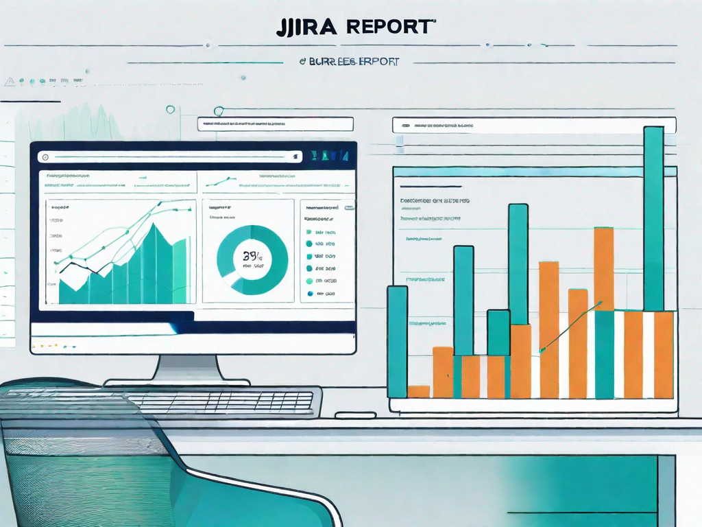 A computer screen displaying a detailed release burndown report on jira software