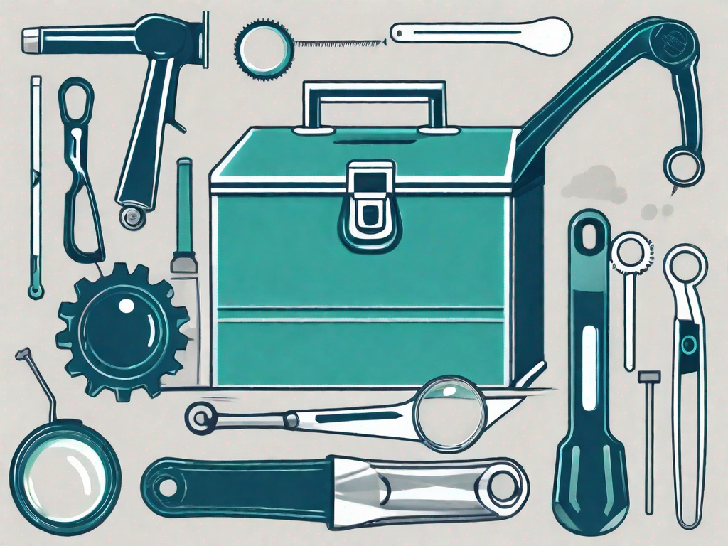 A toolbox filled with various tools