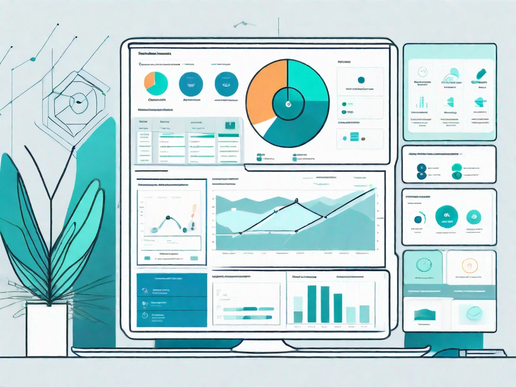 A digital dashboard showcasing various tools and features of jira service management