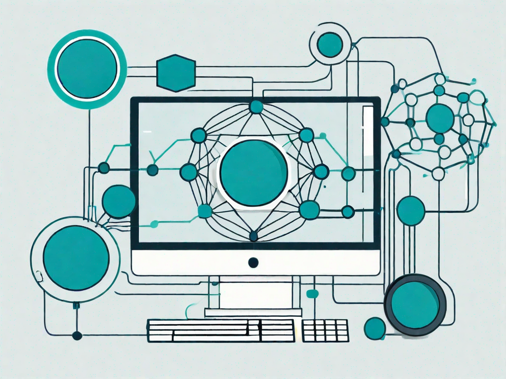 A network of interconnected computers