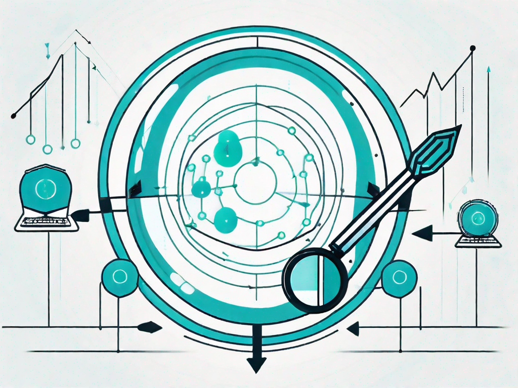 Two servers connected by arrows to signify data transfer