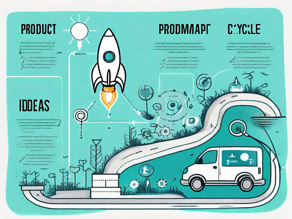 Various stages of a product's life cycle