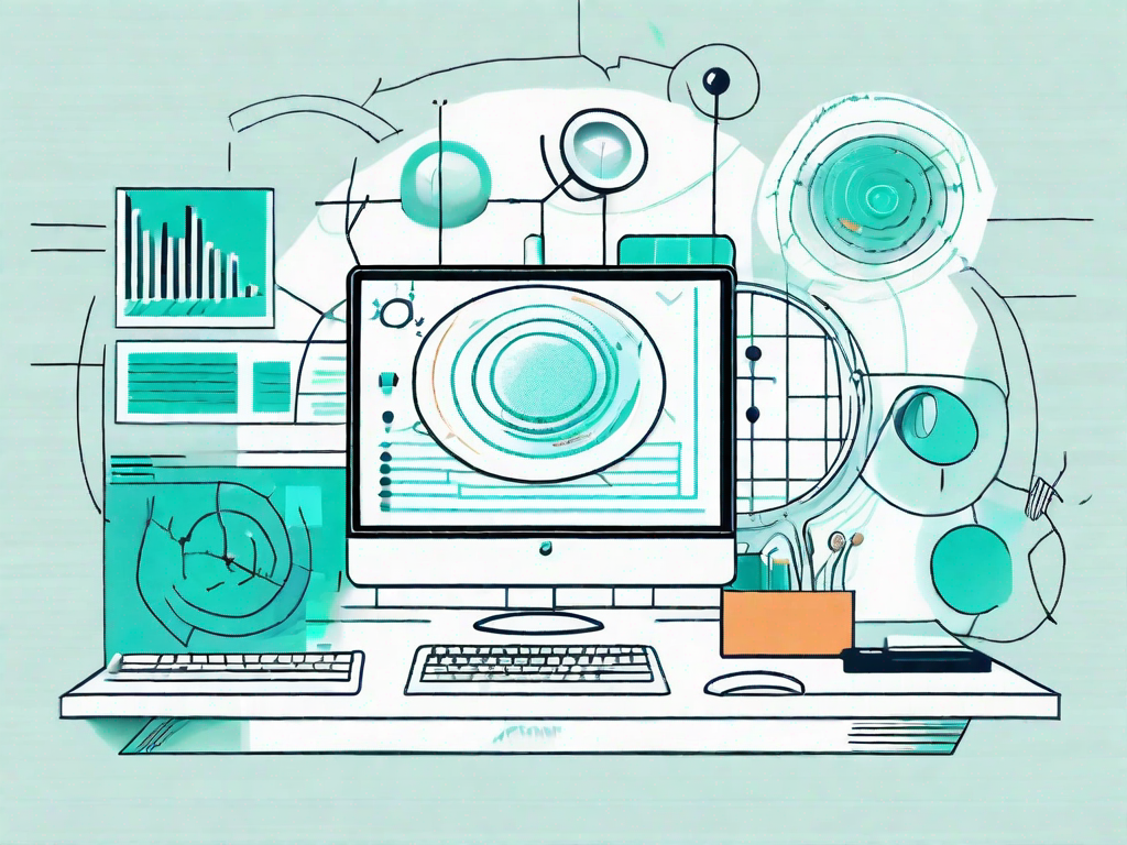 A computer screen displaying various ux design elements