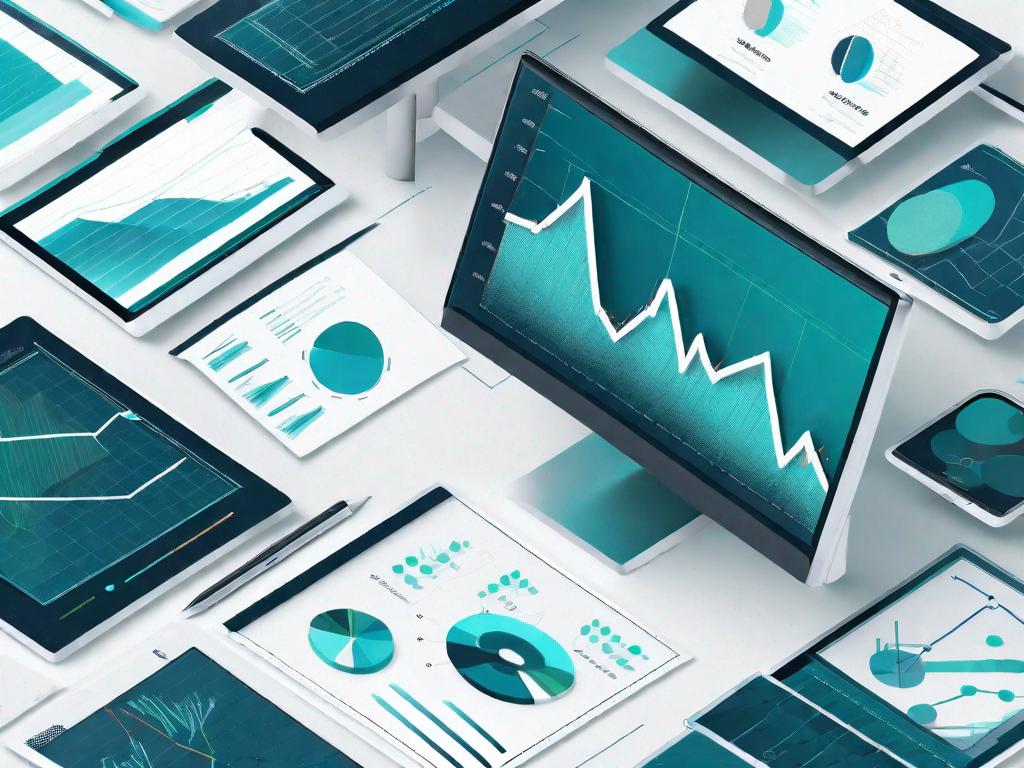 A computer screen displaying various types of charts and graphs