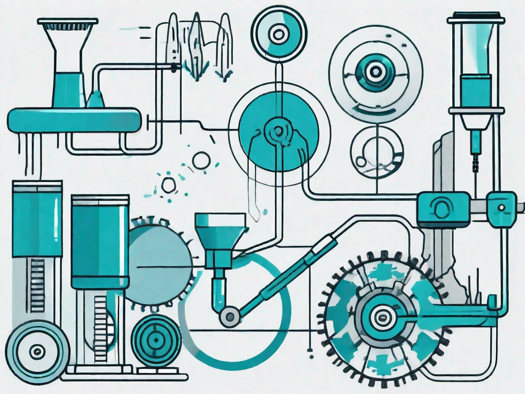 Various etl tools symbolized as different types of machinery