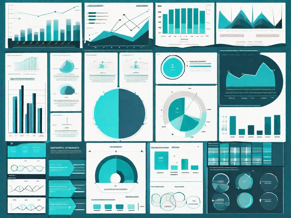 A variety of different comparison charts