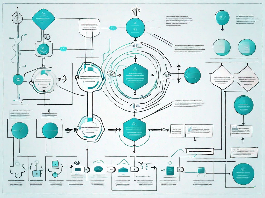 Various types of flowcharts with distinct shapes and symbols