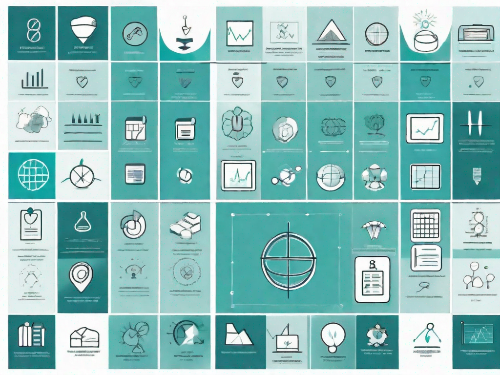 A detailed raci matrix with various symbolic icons representing responsibility