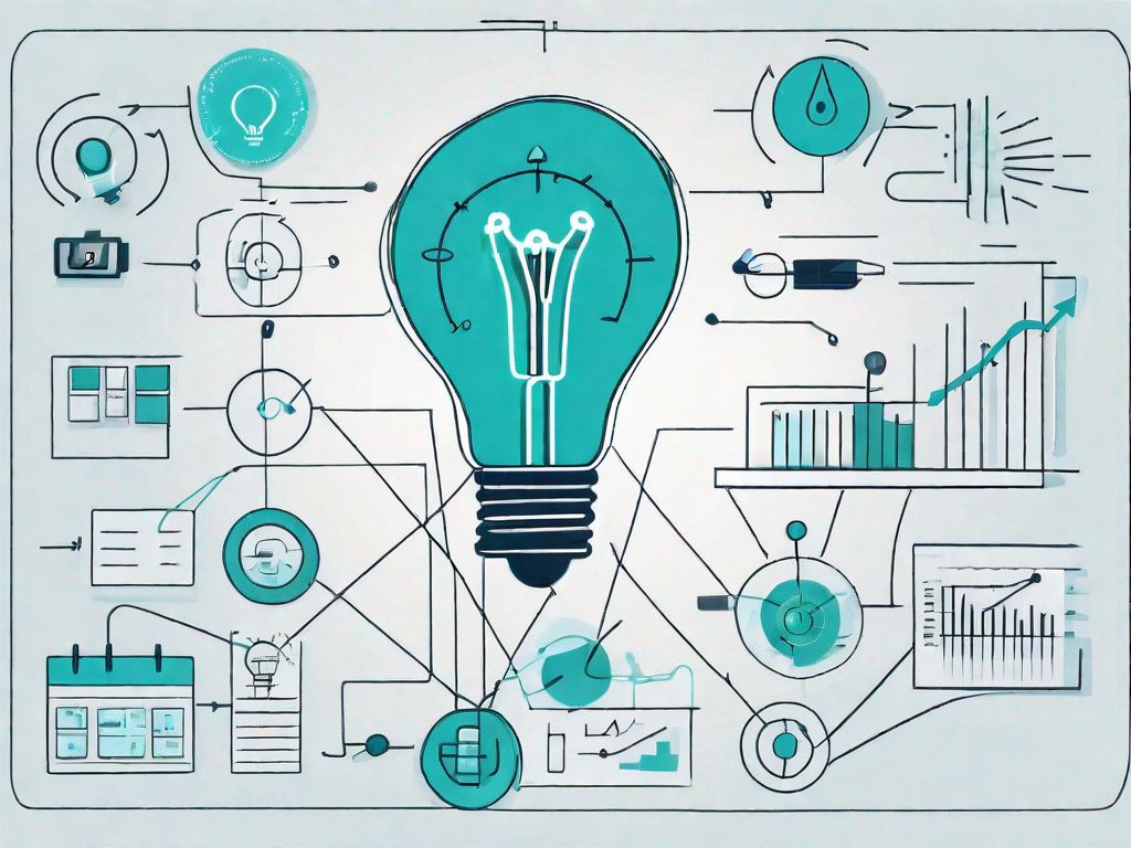 Various digital tools like a flowchart