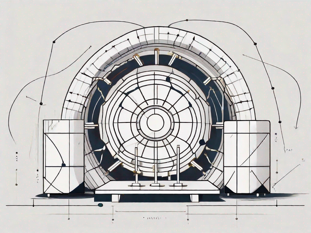 A database symbolized by a sturdy vault