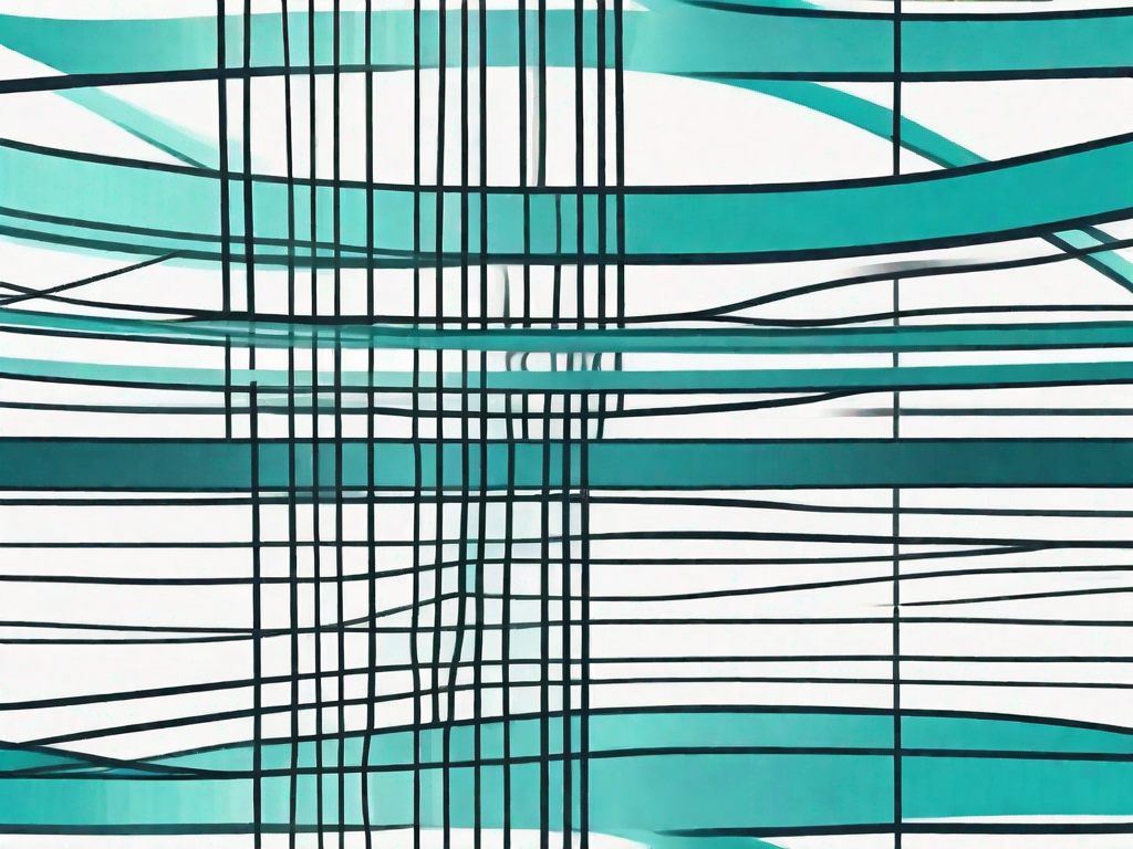 Several parallel lines intersecting with a curve