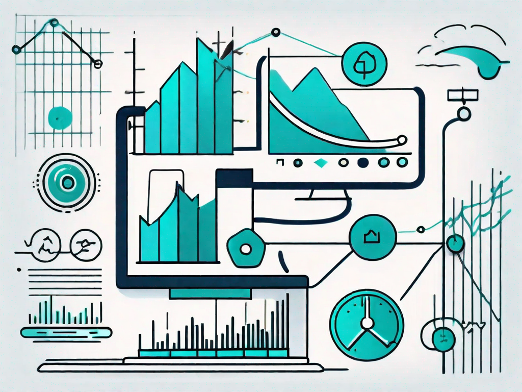 A stylized scale balancing elements of ux design and behavioral economics