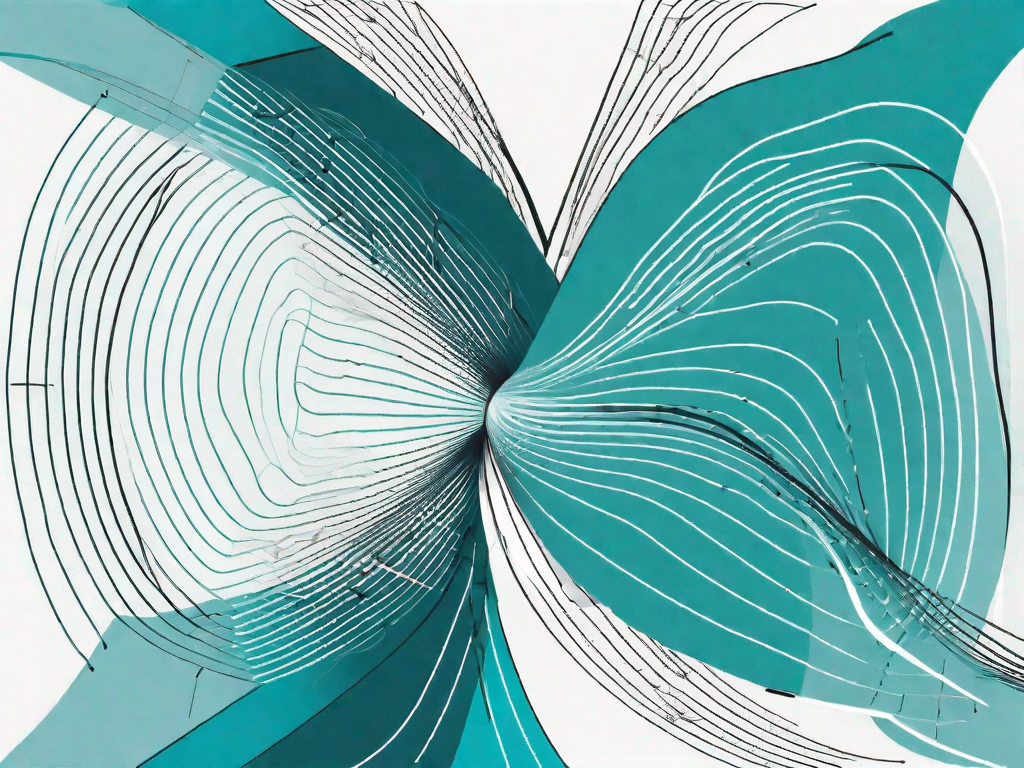 Two intersecting graphs with different curves