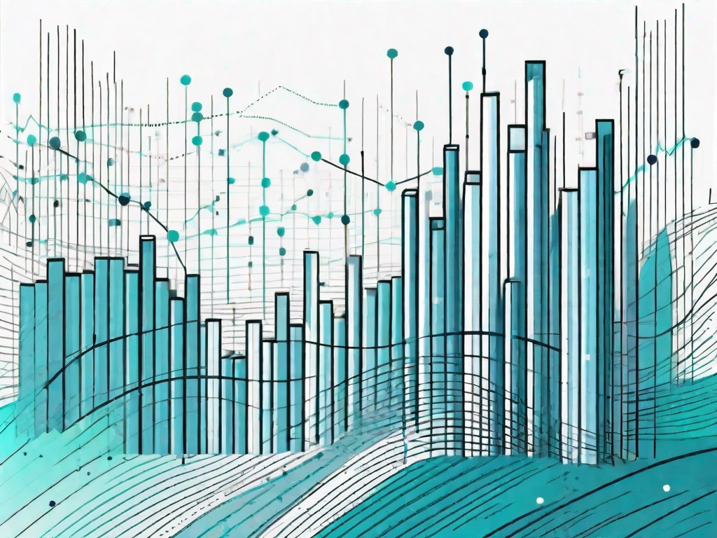 A dynamic stream of binary code transforming into various types of graphs and charts