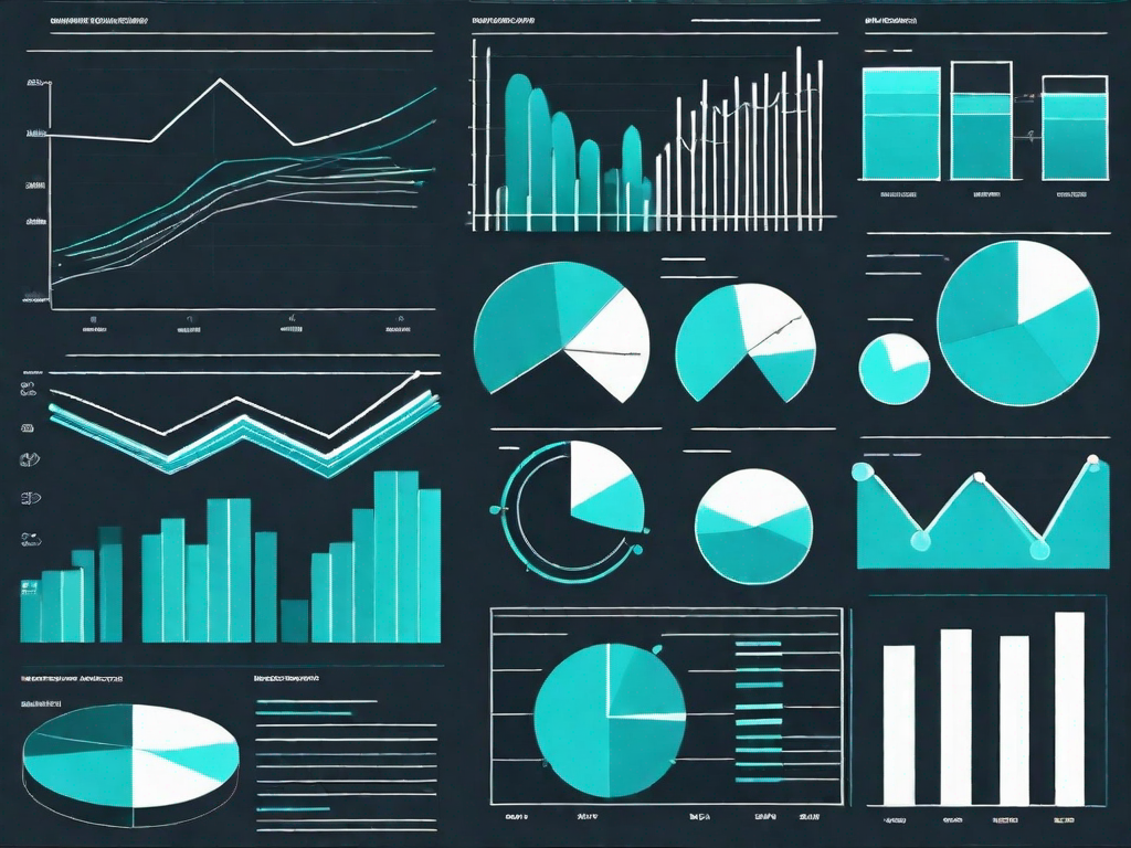 Various types of data charts and graphs