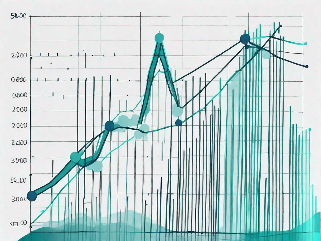 A graph with plotted data points and a straight line running through them