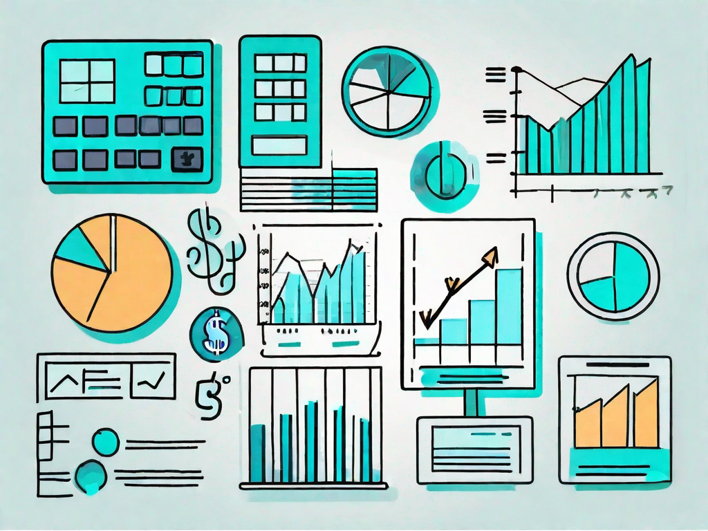 Various financial instruments like charts