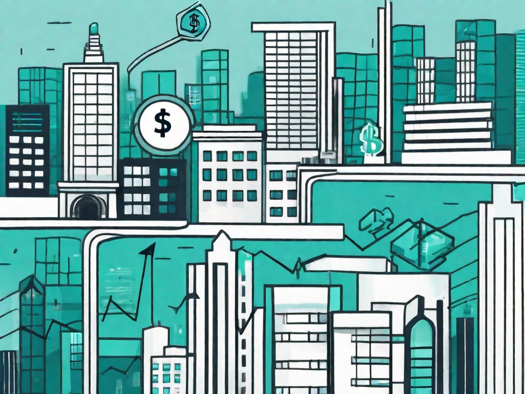 Various financial symbols such as dollar signs