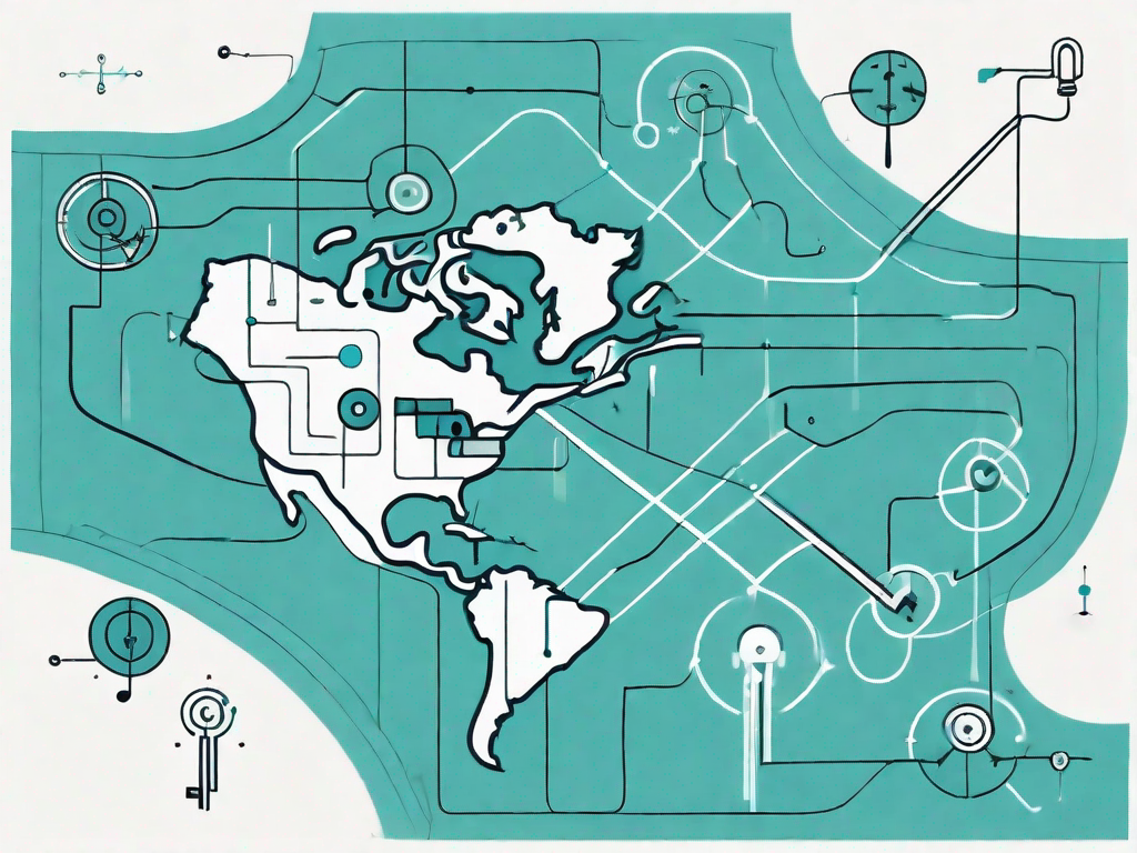 A symbolic key unlocking a map filled with various interconnected pathways