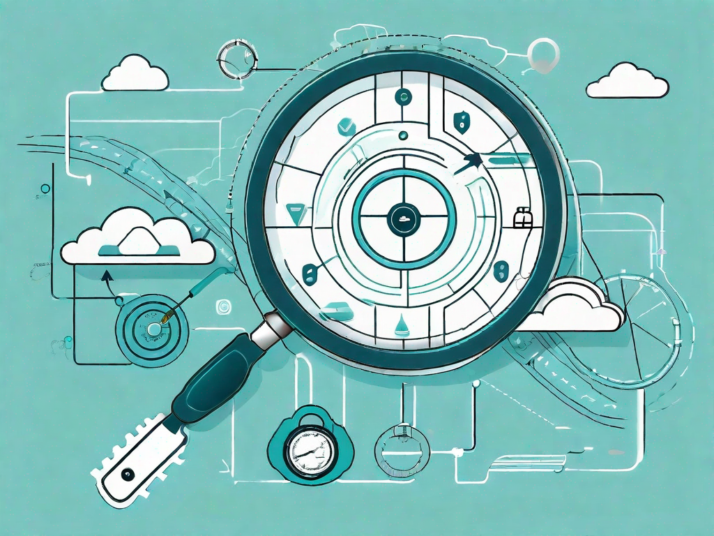 A roadmap with various symbols representing non-functional requirements like a security lock