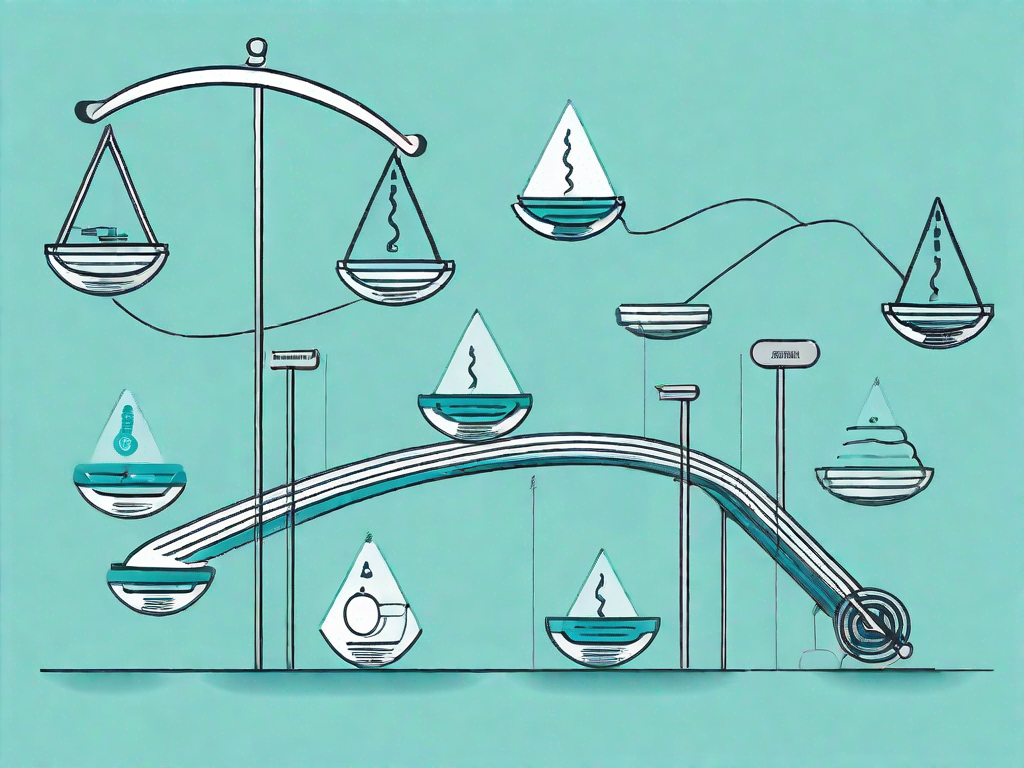 A winding path representing the customer journey