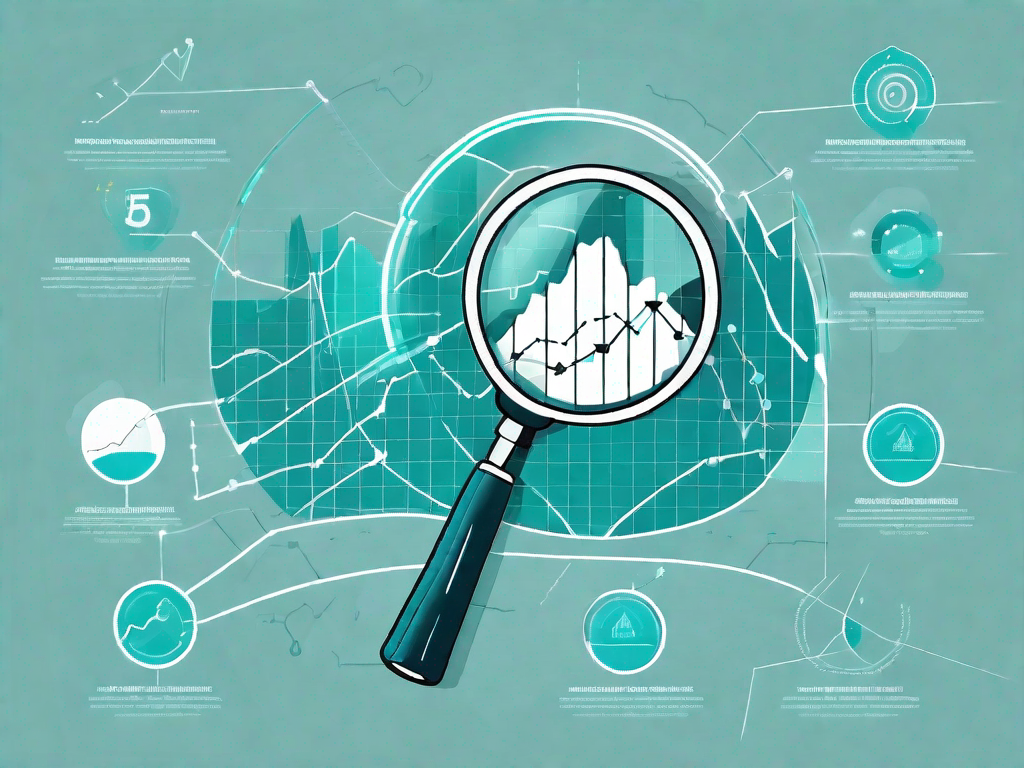 A road map with various statistical symbols and graphs representing the customer journey