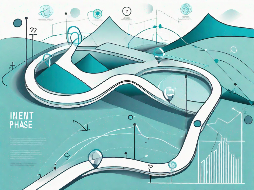 A winding path representing the customer journey