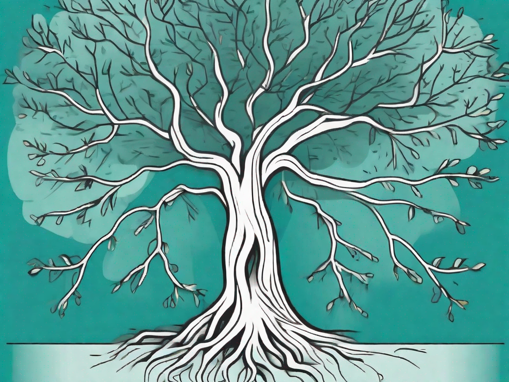 A decision tree with various branches symbolizing different stages of a customer journey