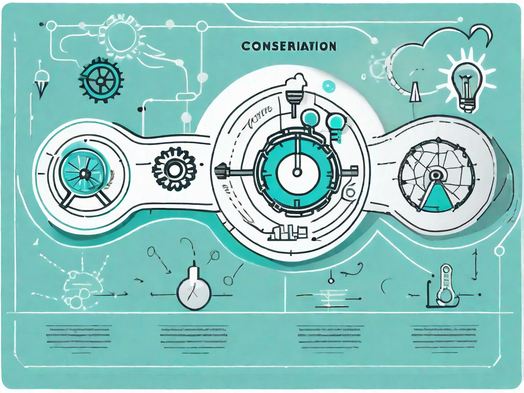 A roadmap with various stages