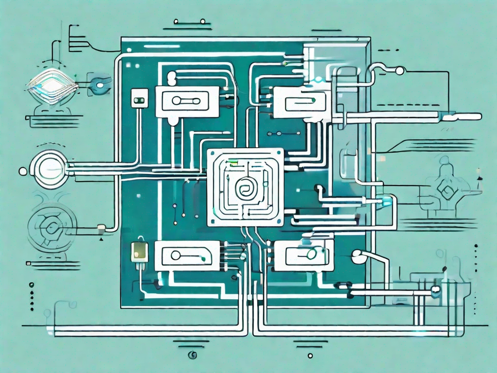 A quantum computer with its complex circuits and algorithms