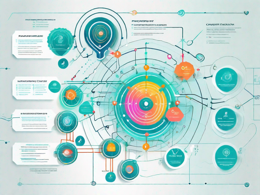 A quantum computer processing a complex customer journey map