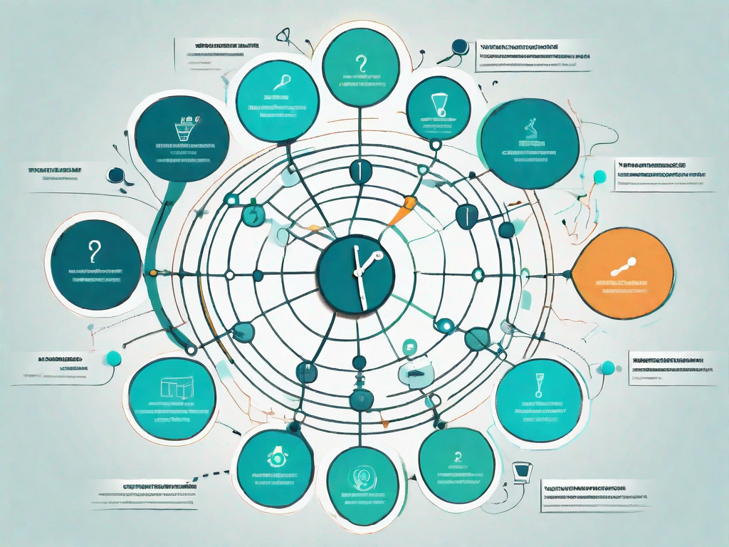 A mind map branching out from a central point labeled as "consideration phase"