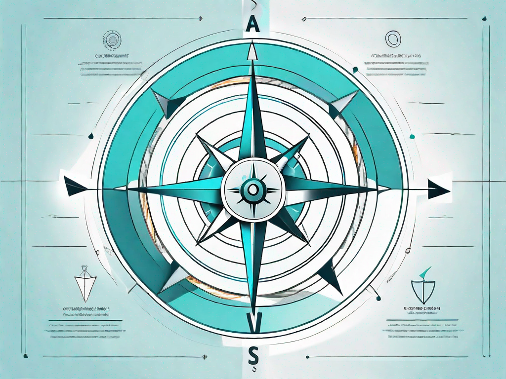 A roadmap with various decision points symbolized by intersections