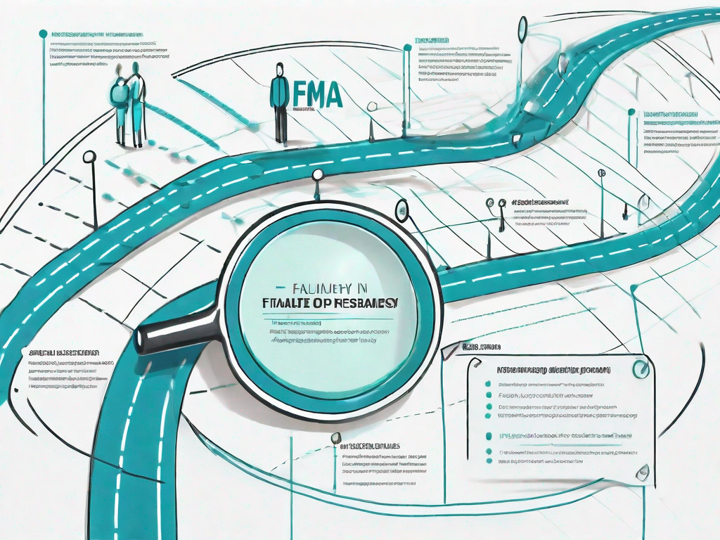 A roadmap representing a customer journey